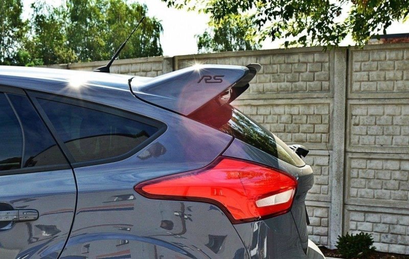 Maxton Spoiler CAP V.1 für Ford Focus RS Mk3  schwarz Hochglanz FO-FO-3-RS-CAP1-G