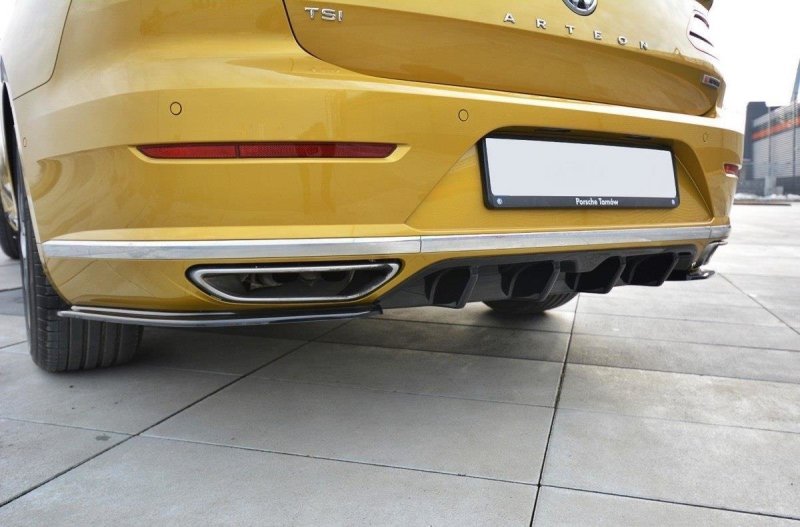 Maxton Heck Ansatz Flaps Diffusor für VW ARTEON schwarz Hochglanz VW-AR-1-RLINE-RSD1-G