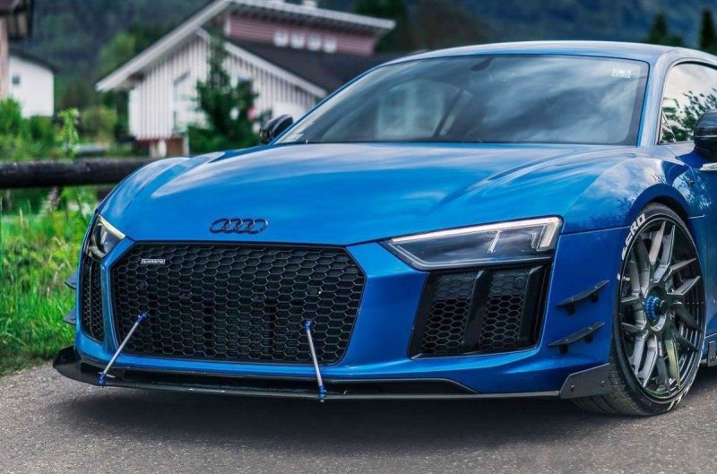Maxton Sport Front Ansatz für Audi R8 Mk.2 AU-R8-2-CNC-FD1