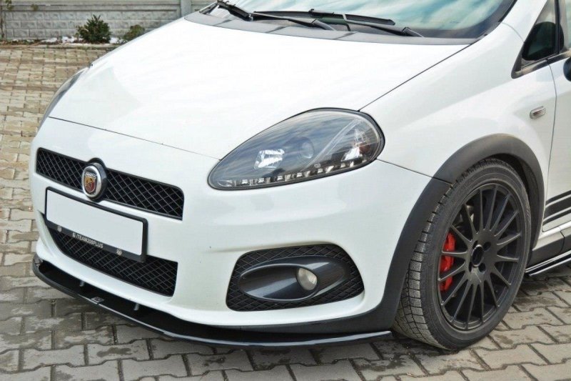 Maxton Front Ansatz V.2 für FIAT GRANDE PUNTO ABARTH schwarz Hochglanz FI-GP-ABARTH-FD2-G