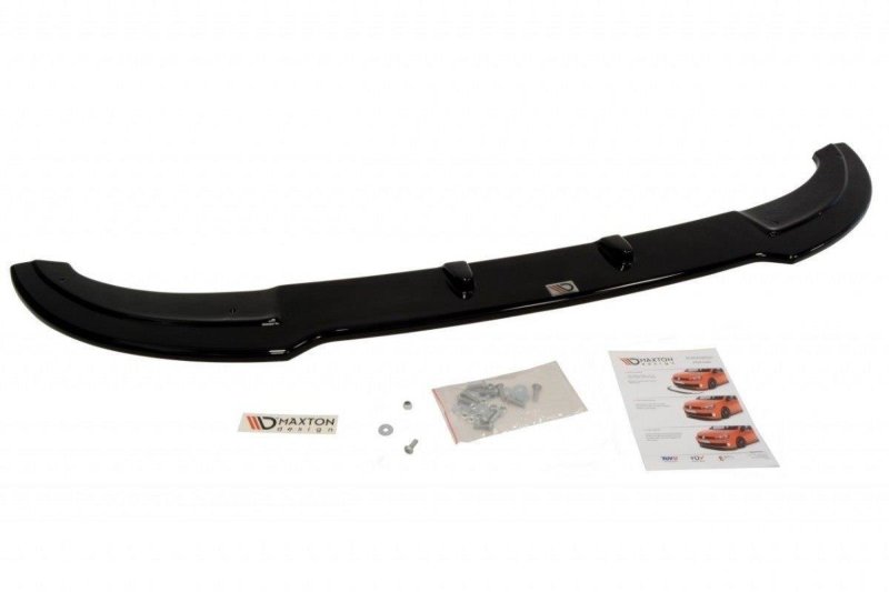 Maxton Front Ansatz für MINI COOPER R56 JCW schwarz Hochglanz MC-2-JCW-FD1-G