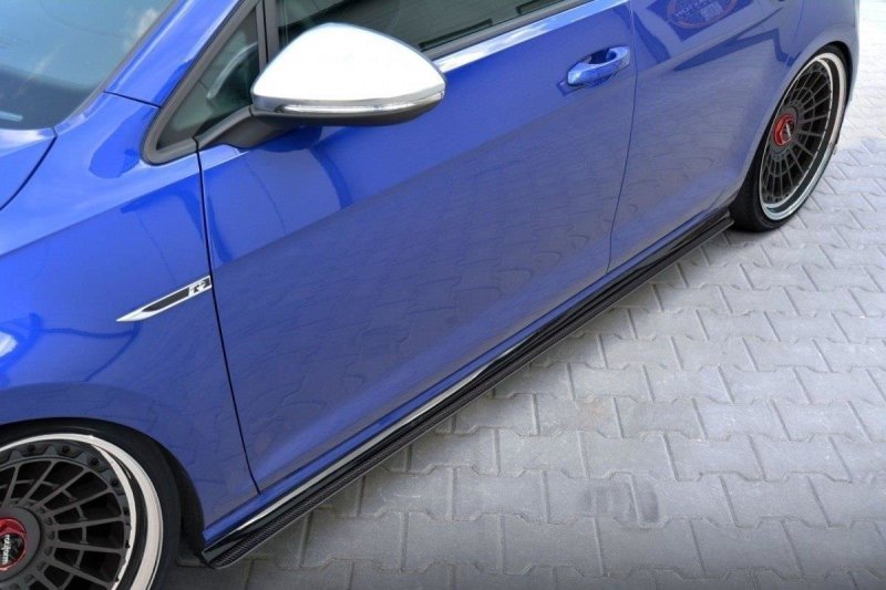 Maxton Racing Seitenschweller Ansatz passend für VW GOLF 7 R Facelift VW-GO-7F-R-CNC-SD1