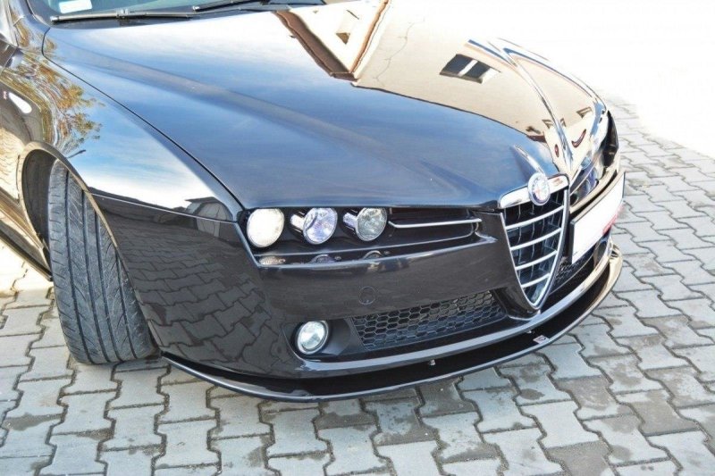 Maxton Front Ansatz für v.2 ALFA ROMEO 159 schwarz Hochglanz AL-159-FD2-G