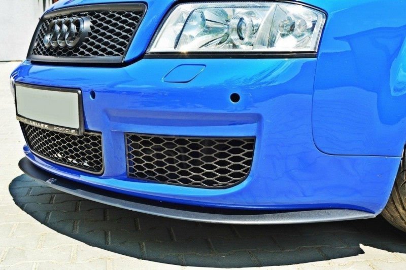 Maxton Front Ansatz für Audi RS6 C5 schwarz Hochglanz AU-RS6-C5-FD1-G
