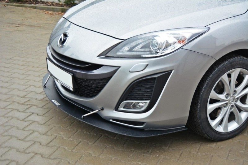 Maxton Racing Front Ansatz für MAZDA 3 MK2 SPORT (vor Facelift) MA-3-2-SPORT-CNC-FD1