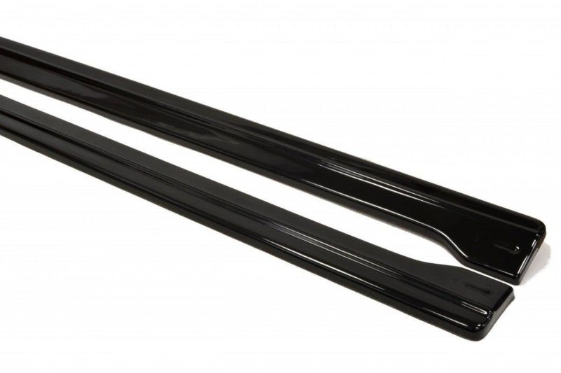 Maxton Seitenschweller Ansatz für Audi RS6 C7 / C7 FL schwarz Hochglanz AU-RS6-C7-SD1-G
