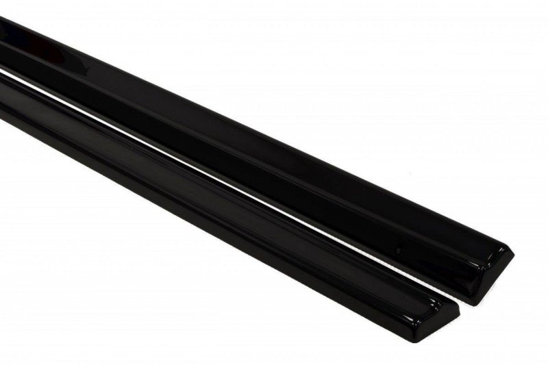 Maxton Seitenschweller Ansatz Cup Opel Astra J GTC schwarz Hochglanz OP-AS-4-GTC-SD1-G