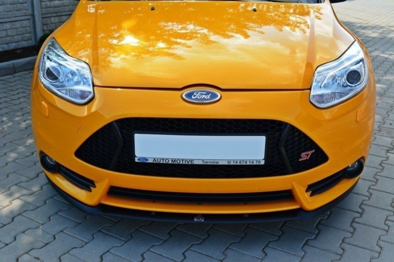 Maxton Front Ansatz für Ford Focus ST Mk3 (Cupra) schwarz Hochglanz FO-FO-3-ST-CUPRA-FD1-G