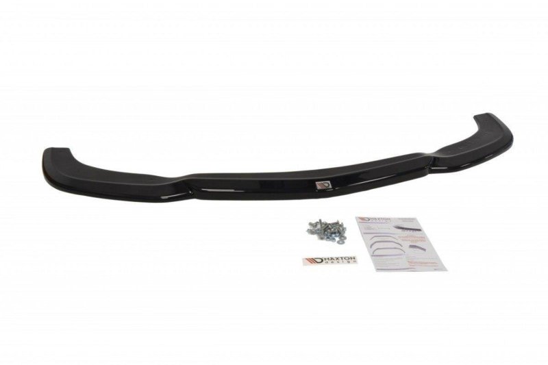 Maxton Front Ansatz für MERCEDES C-KLASSE W204 Facelift schwarz Hochglanz ME-C-204F-FD1-G
