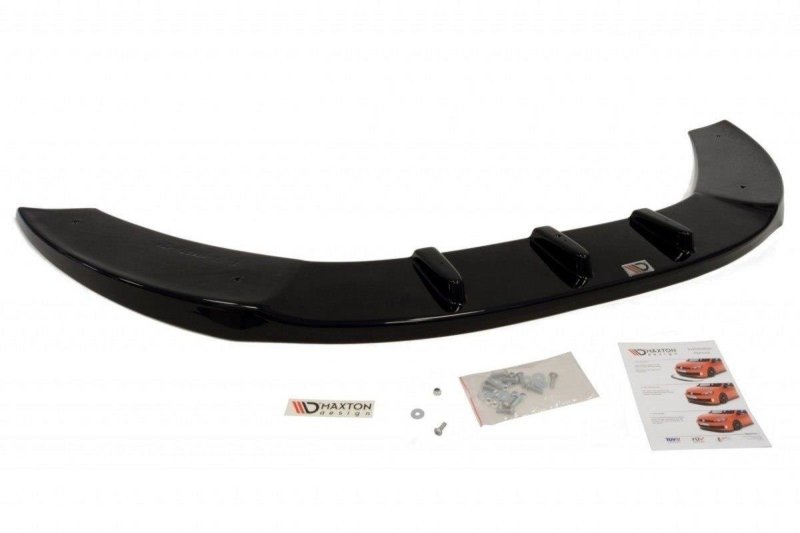 Maxton Front Ansatz V.1 für FIAT GRANDE PUNTO ABARTH schwarz Hochglanz FI-GP-ABARTH-FD1-G
