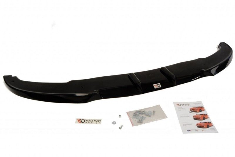 Maxton Front Ansatz für BMW 3er E92 / E93 (vor Facelift) schwarz Hochglanz BM-3-92-FD1-G