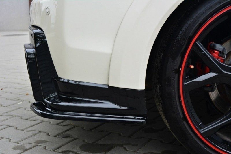 Maxton Heck Ansatz Flaps Diffusor für HONDA CIVIC IX TYPE R schwarz Hochglanz HO-CI-9-TYPE-R-RSD1-G