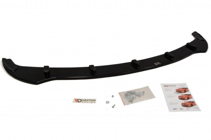 Maxton Front Ansatz für BMW 5er E60 / E61 Facelift schwarz Hochglanz BM-5-60F-FD1-G