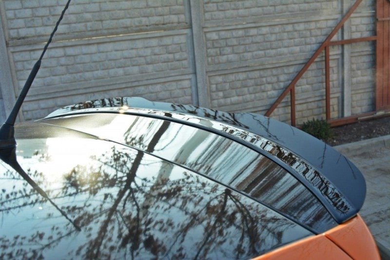 Maxton Spoiler CAP für SEAT LEON MK2 CUPRA / FR Facelift schwarz Hochglanz SE-LE-2F-FR-CAP1-G