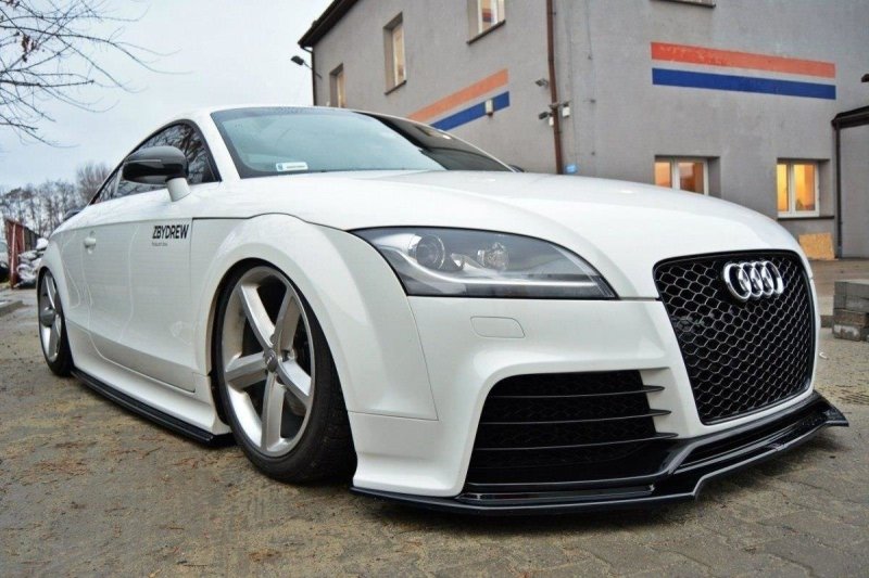 Maxton Seitenschweller Ansatz für Audi TT RS 8J Carbon Look  AU-TT-2-RS-SD1-C