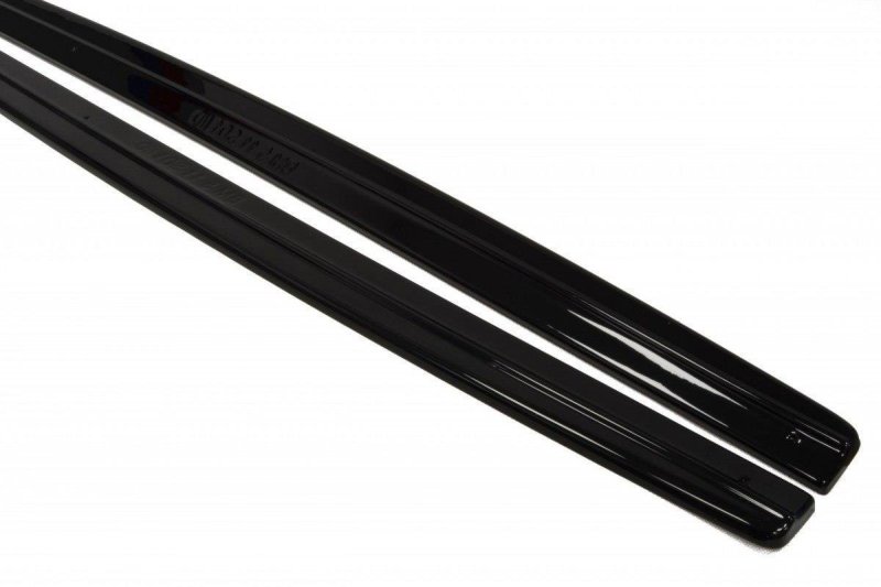 Maxton Seitenschweller Ansatz für BMW 5er F10/ F11 M-POWER/ M Paket schwarz Hochglanz BM-5-11-MPACK-SD1-G