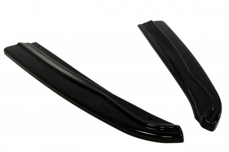 Maxton Heck Ansatz Flaps Diffusor für MERCEDES CLS C218 AMG LINE schwarz Hochglanz ME-CLS-218-RSD1-G
