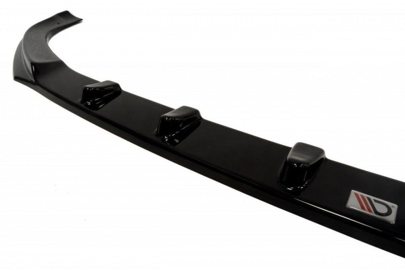 Maxton Front Ansatz für VW T5 (vor Facelift) schwarz Hochglanz VW-T5-FD1-G