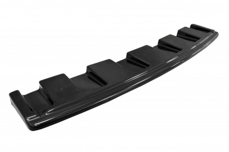 Maxton Mittlerer Diffusor Heck Ansatz für Audi S6 C7 Avant  schwarz Hochglanz AU-S6-C7-AV-RD1-G