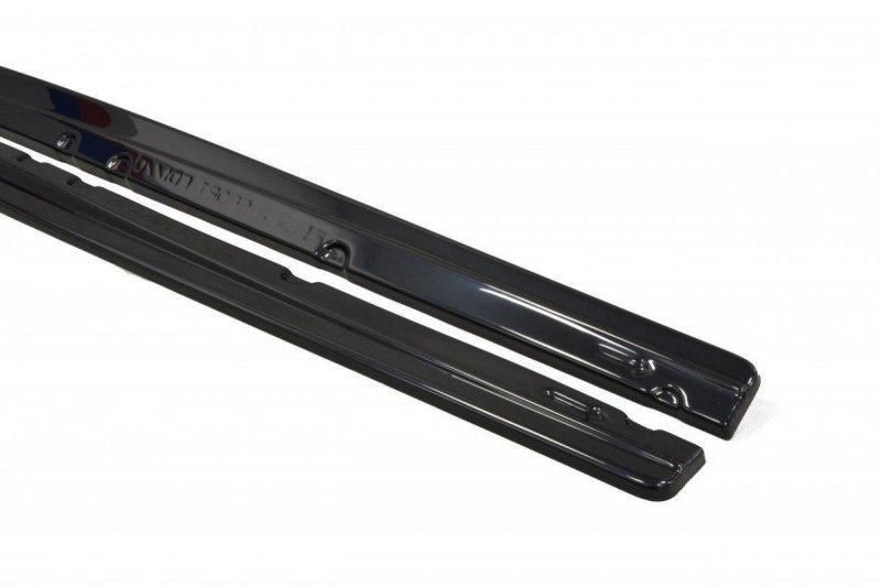 Maxton Seitenschweller Ansatz für Fiat Bravo MK 2 SPORT schwarz Hochglanz FI-BR-2-SPORT-SD1-G