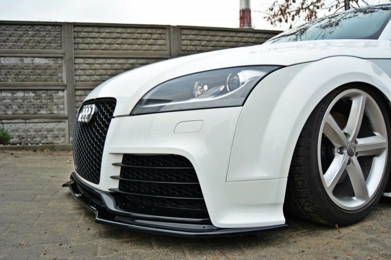 Maxton Front Ansatz V.2 für Audi TT RS 8J schwarz Hochglanz AU-TT-2-RS-FD2-G