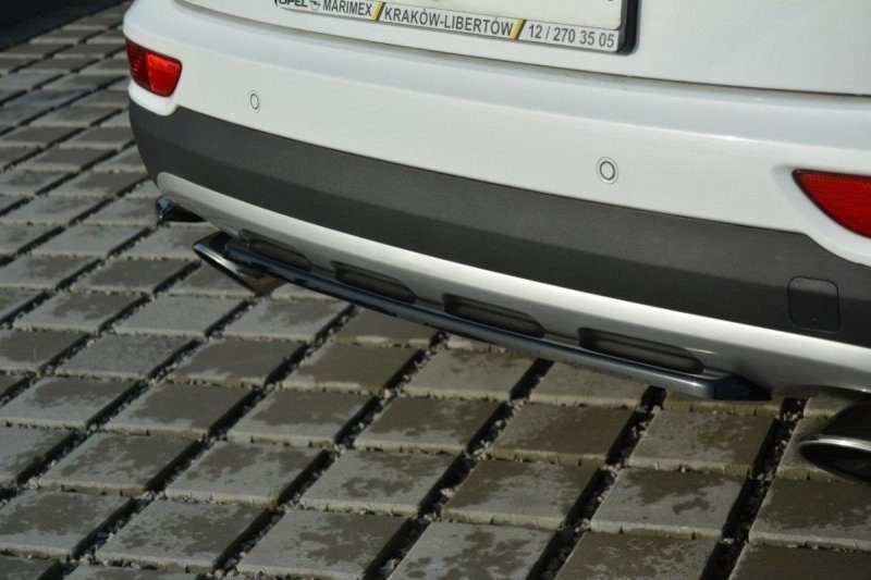 Maxton Mittlerer Diffusor Heck Ansatz für KIA SPORTAGE mk4 GT-Line schwarz Hochglanz KI-SP-4-GT-RD1-G