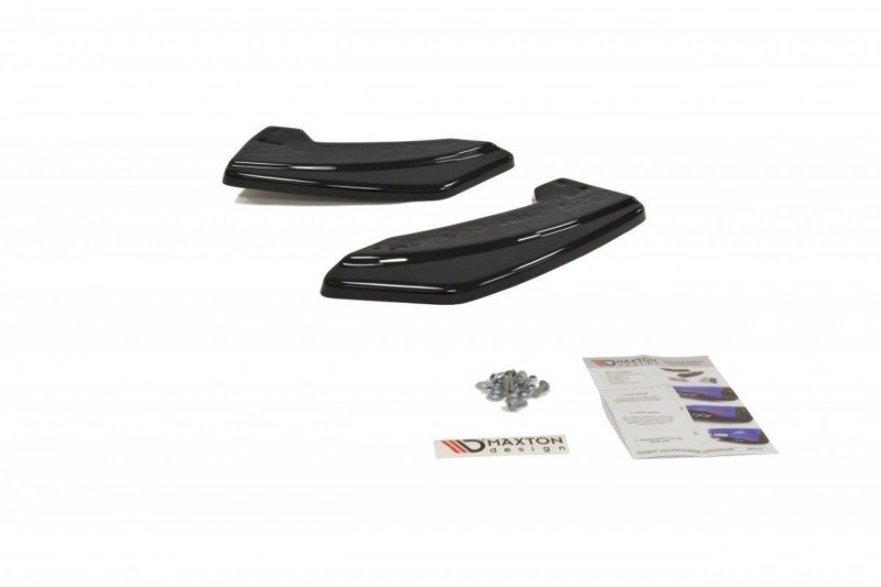 Maxton Heck Ansatz Flaps Diffusor für MAZDA 3 MK2 MPS schwarz Hochglanz MA-3-2-MPS-RSD1-G