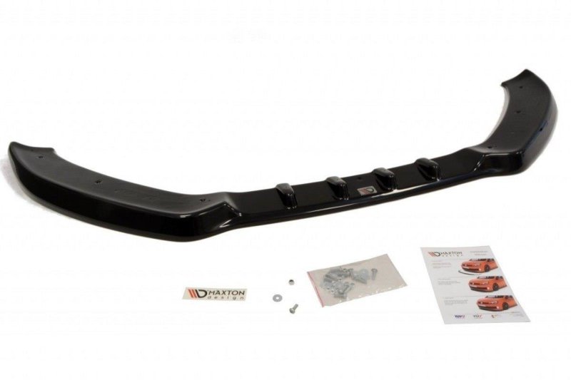 Maxton Front Ansatz für Audi A5 8T schwarz Hochglanz AU-A5-FD1-G