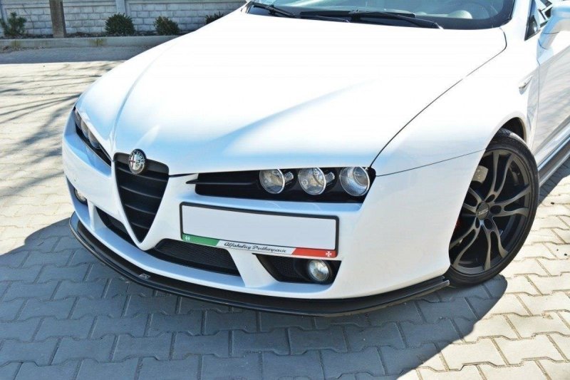 Maxton Front Ansatz für Alfa Romeo Brera schwarz Hochglanz AL-BR-1-FD1-G