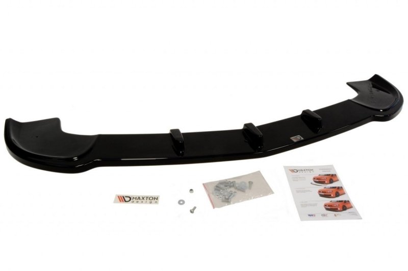 Maxton Front Ansatz für MERCEDES SLK R171 (FÜR ME-SLK-R171-AMG204-F1) schwarz Hochglanz ME-SLK-R171-AMG204-FD1-G