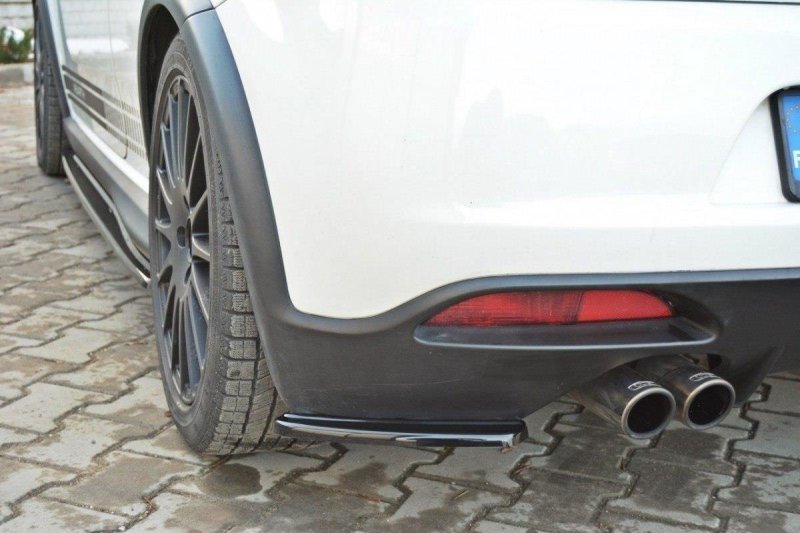 Maxton Heck Ansatz Flaps Diffusor für FIAT GRANDE PUNTO ABARTH schwarz Hochglanz FI-GP-AB-RSD1-G