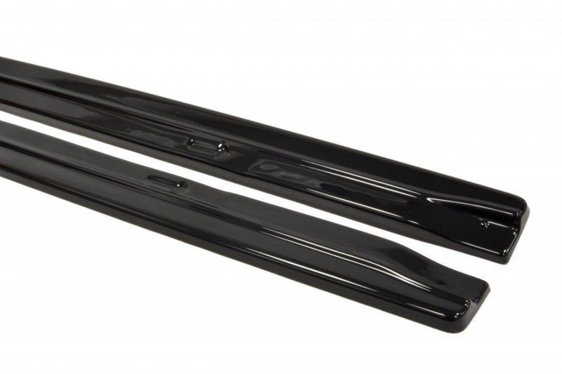 Maxton Seitenschweller Ansatz für VW PASSAT B5 schwarz Hochglanz VW-PA-B5-SD1-G