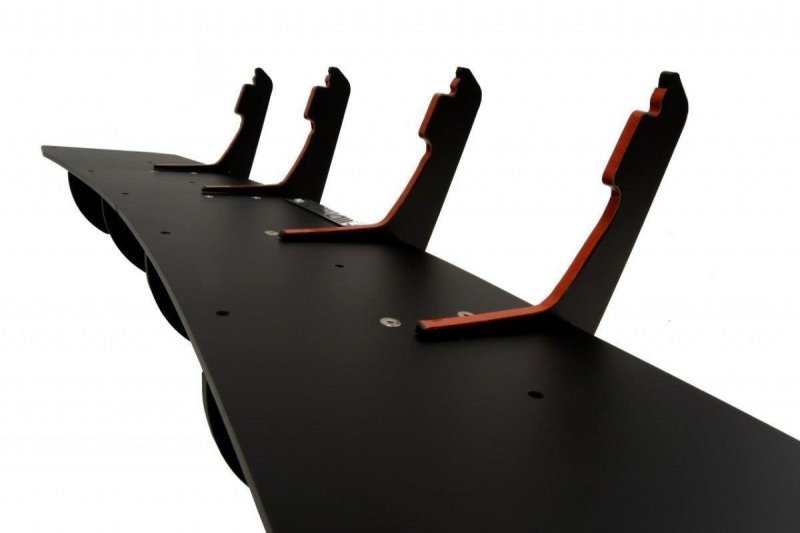 Maxton Heckschürze & Heck Ansatz Flaps Diffusor für Audi S6 C7 FL AU-S6-C7-AV-CNC-RS1