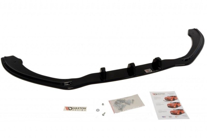 Maxton Front Ansatz für Ford Fiesta ST-Line Mk7 schwarz Hochglanz FO-FI-7-STLINE-FD1-G