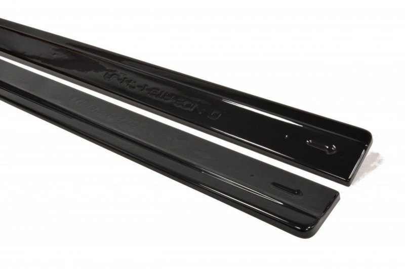 Maxton Seitenschweller Ansatz für ALFA ROMEO 147 GTA schwarz Hochglanz AL-147-1-GTA-SD1-G