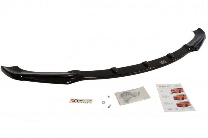 Maxton Front Ansatz für BMW 3er E46 LIMOUSINE Facelift schwarz Hochglanz BM-3-46F-S-FD1-G