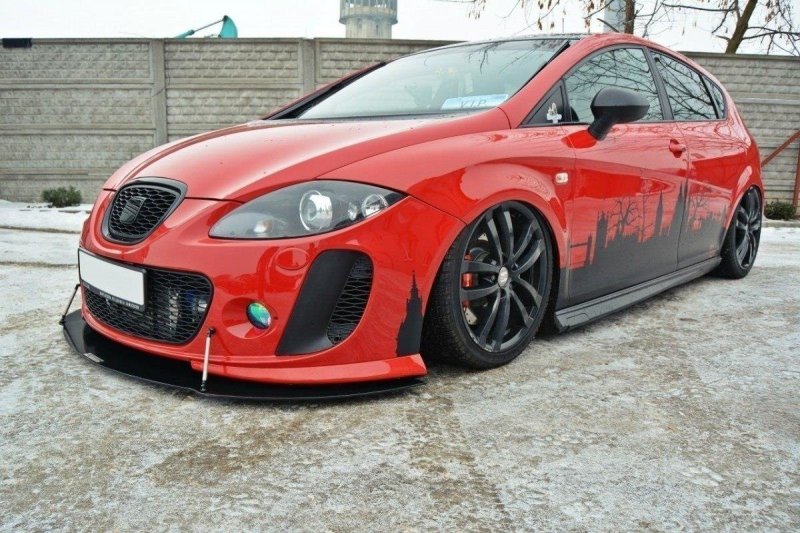 Maxton Racing Front Ansatz V.2 für SEAT LEON MK2 MS DESIGN SE-LE-2-MS-CNC-FD2