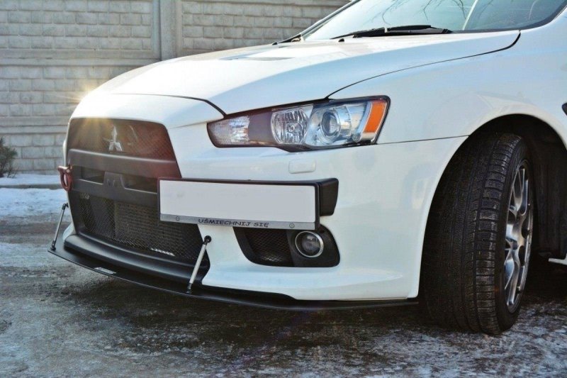 Preview: Maxton Racing Front Ansatz V.2 für Mitsubishi Lancer Evo X MI-LA-10-EVO-CNC-FD2