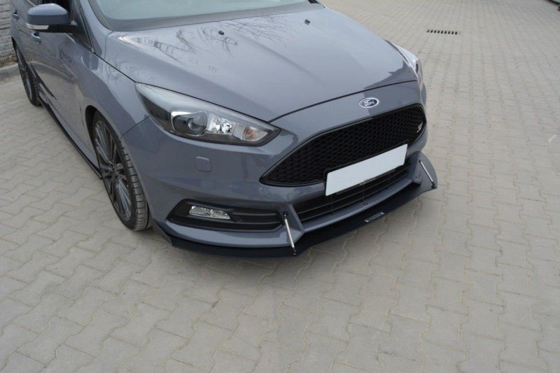 Maxton Sport Front Ansatz V.2 für Ford Focus ST Mk3 FL FO-FO-3F-ST-CNC-FD2