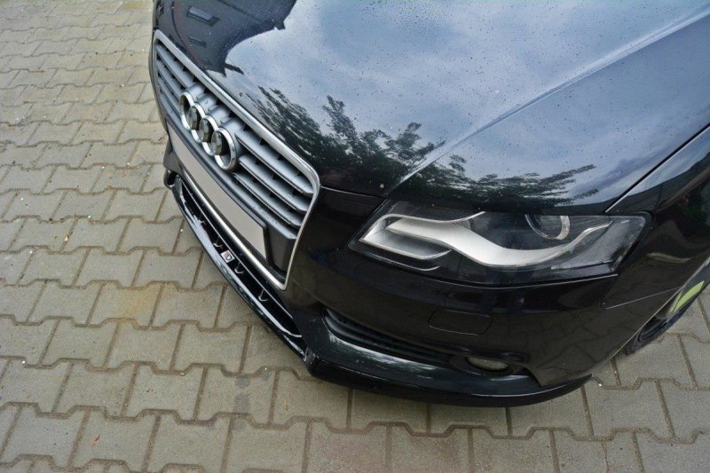 Maxton Front Diffuser V.1 Audi A4 B8 schwarz Hochglanz AU-A4-B8-FD1-G