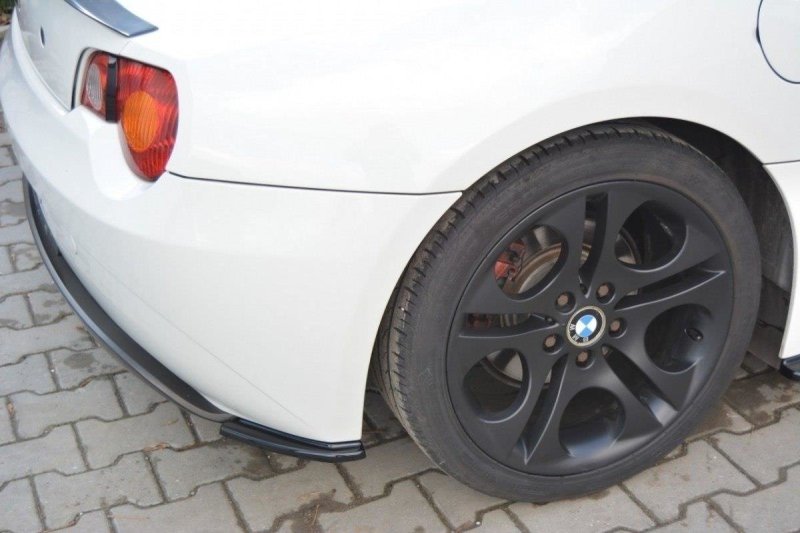 Maxton Heck Ansatz Flaps Diffusor für BMW Z4 E85 / E86 vor Facelift schwarz Hochglanz BM-Z4-85-RSD1-G