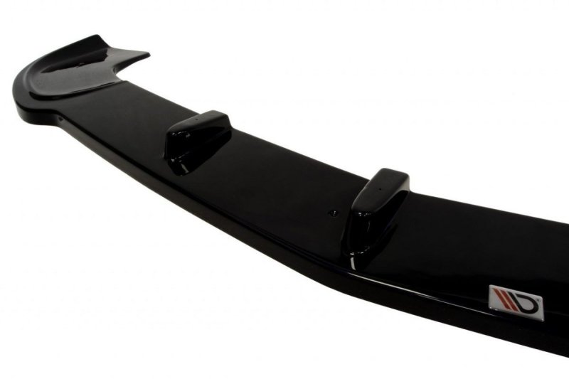 Maxton Front Ansatz für MERCEDES SLK R171 (FÜR ME-SLK-R171-AMG204-F1) schwarz Hochglanz ME-SLK-R171-AMG204-FD1-G