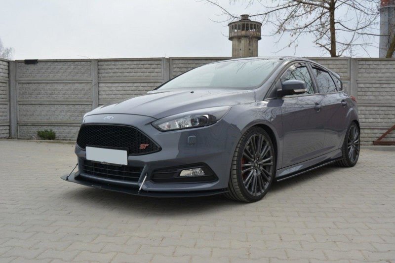 Maxton Sport Front Ansatz V.1 für Ford Focus ST Mk3 FL FO-FO-3F-ST-CNC-FD1
