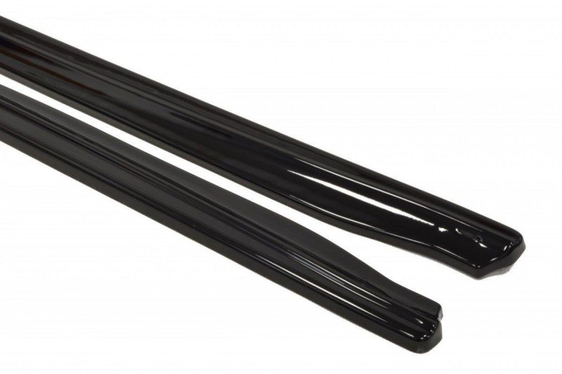 Maxton Seitenschweller Ansatz für BMW 5er GT F07 schwarz Hochglanz BM-5-GT-07-SD1-G