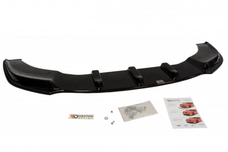 Maxton Front Ansatz für Skoda Octavia Mk2 schwarz Hochglanz SK-OC-2-FD1-G