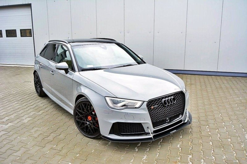 Maxton Front Sport Diffusor Audi RS3 8V Sportback AU-RS3-8V-CNC-FD1
