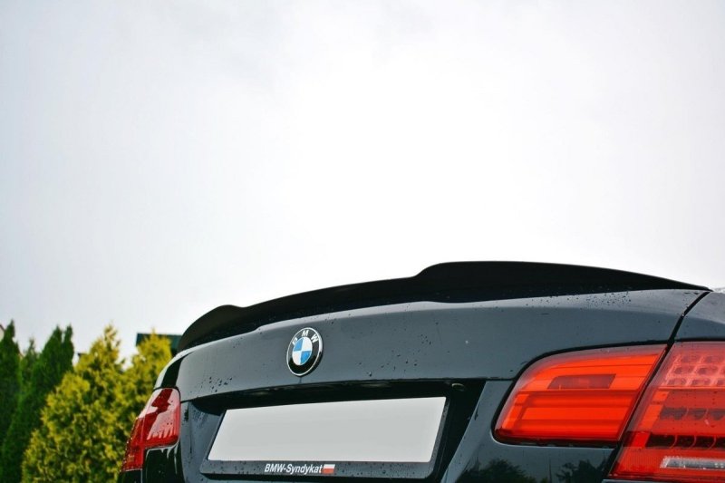 Maxton Spoiler CAP für BMW 3er E92 M Paket schwarz Hochglanz BM-3-92-MPACK-CAP1-G