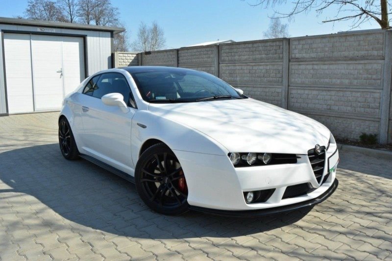 Maxton Seitenschweller Ansatz für Alfa Romeo Brera schwarz Hochglanz AL-BR-1-SD1-G
