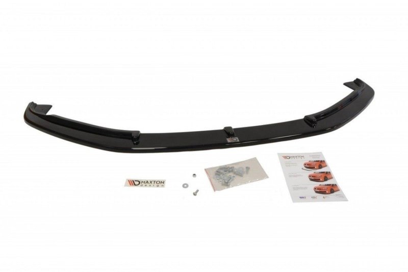 Maxton Front Ansatz für JAGUAR XF X250 Facelift schwarz Hochglanz JA-XF-1F-FD1-G
