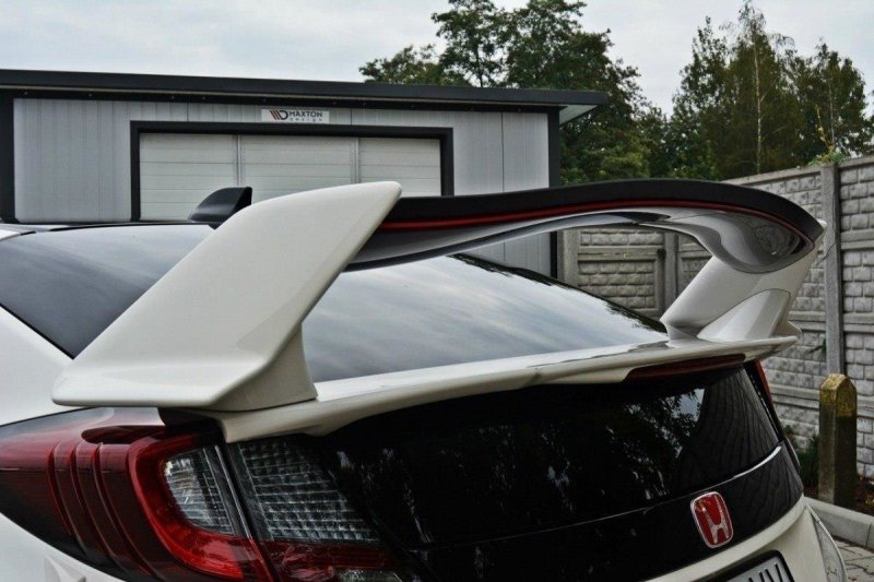 Maxton Spoiler CAP für n.1 HONDA CIVIC IX TYPE R schwarz Hochglanz HO-CI-9-TYPE-R-CAP1-G